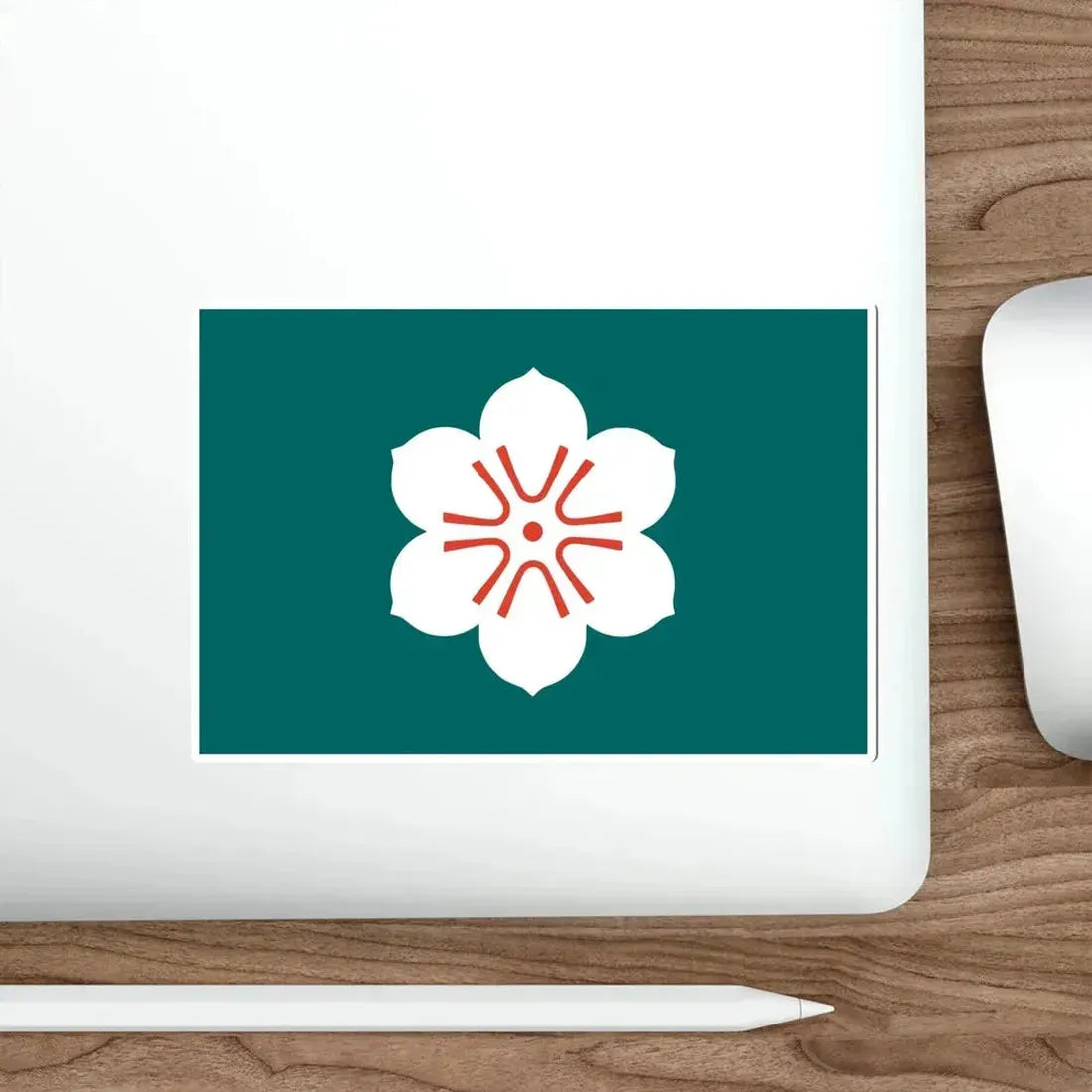Flag of Saga Prefecture Japan STICKER Vinyl Die-Cut Decal - The Sticker Space