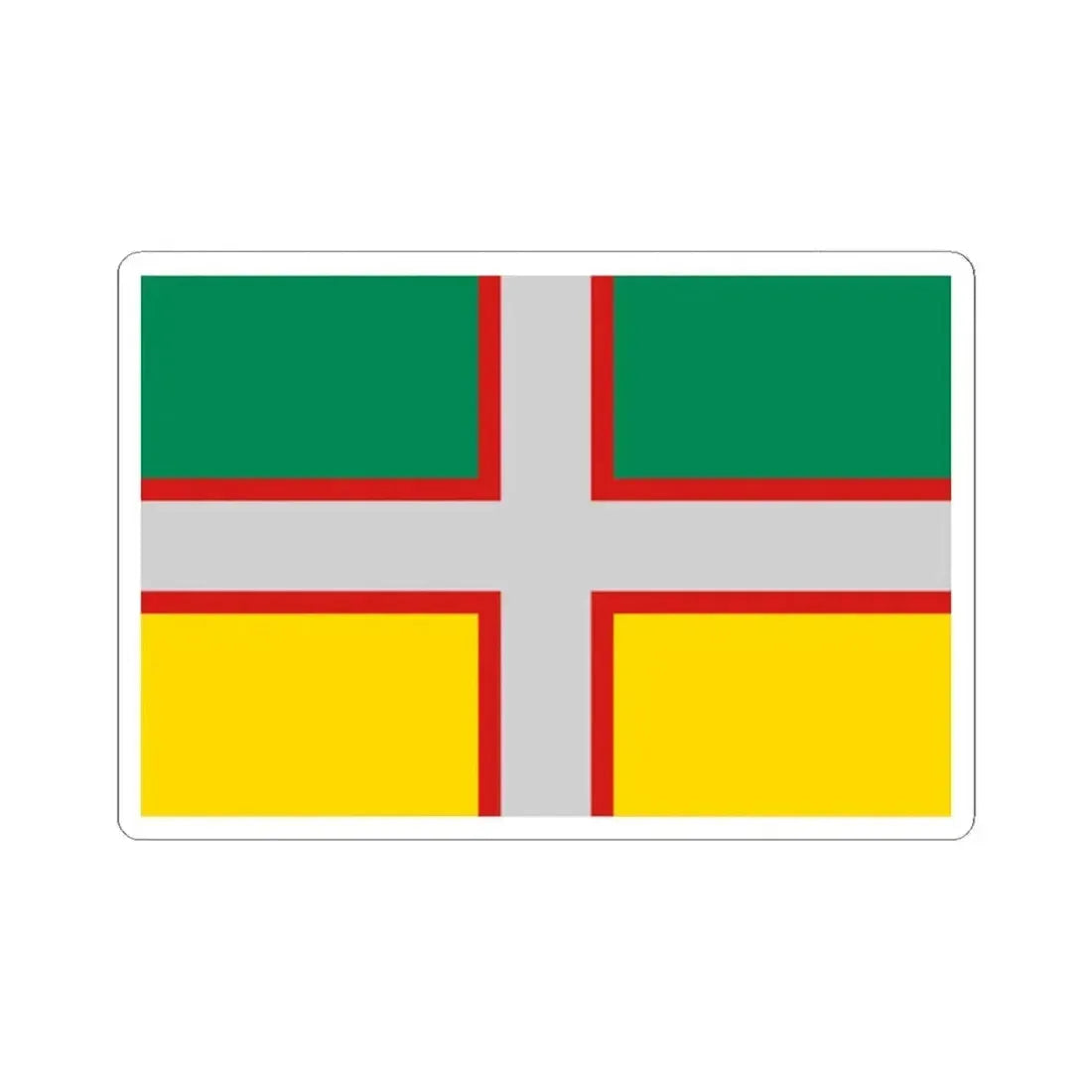 Flag of Saguenay-Lac-Saint-Jean (Canada) STICKER Vinyl Kiss-Cut Decal 2 Inch White - The Sticker Space