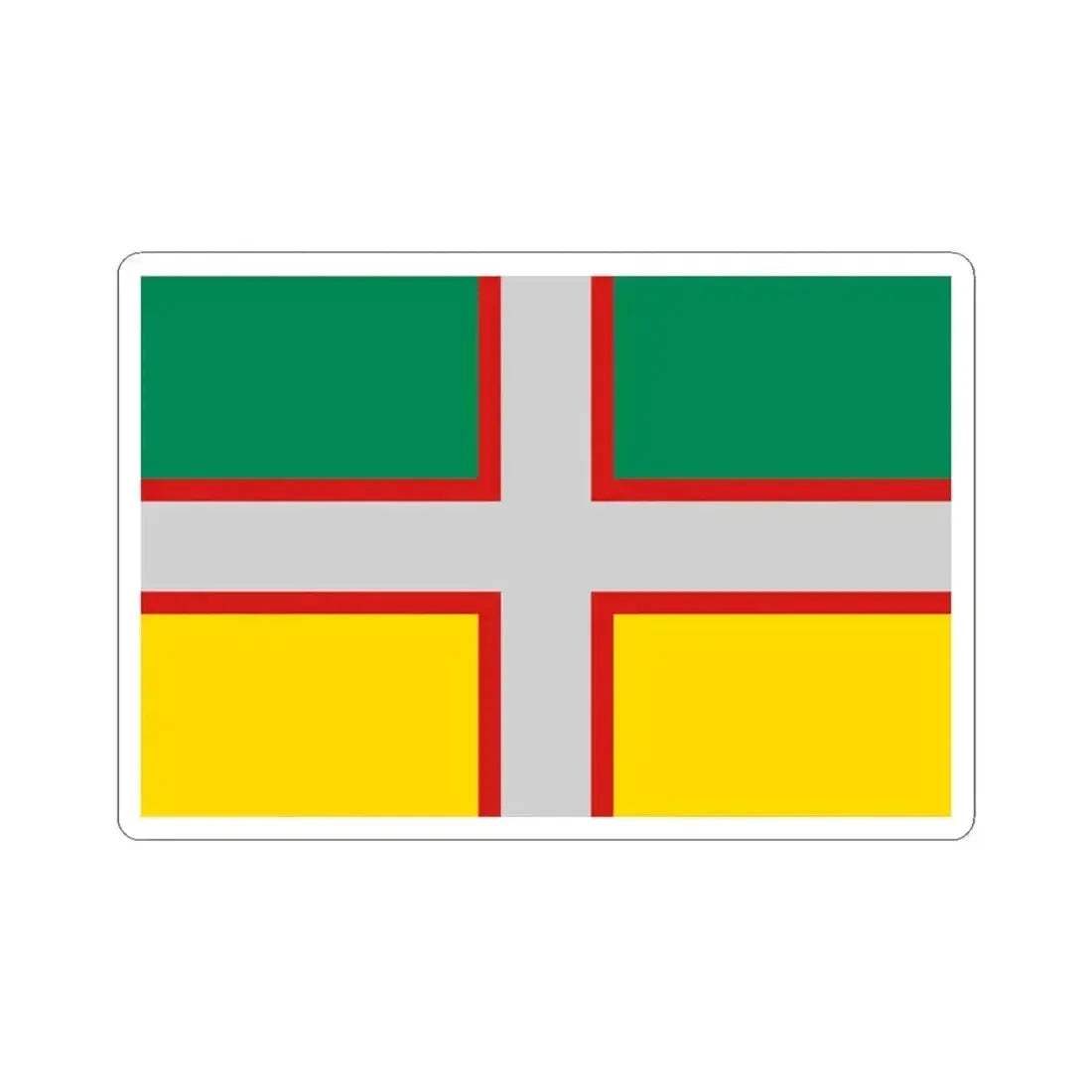 Flag of Saguenay-Lac-Saint-Jean (Canada) STICKER Vinyl Kiss-Cut Decal 3 Inch White - The Sticker Space