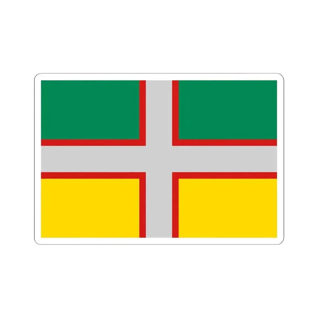 Flag of Saguenay-Lac-Saint-Jean (Canada) STICKER Vinyl Kiss-Cut Decal 6 Inch White - The Sticker Space