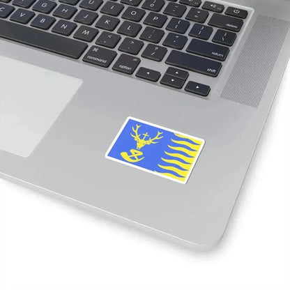 Flag of Saint-Hubert Belgium (Belgium) STICKER Vinyl Kiss-Cut Decal - The Sticker Space
