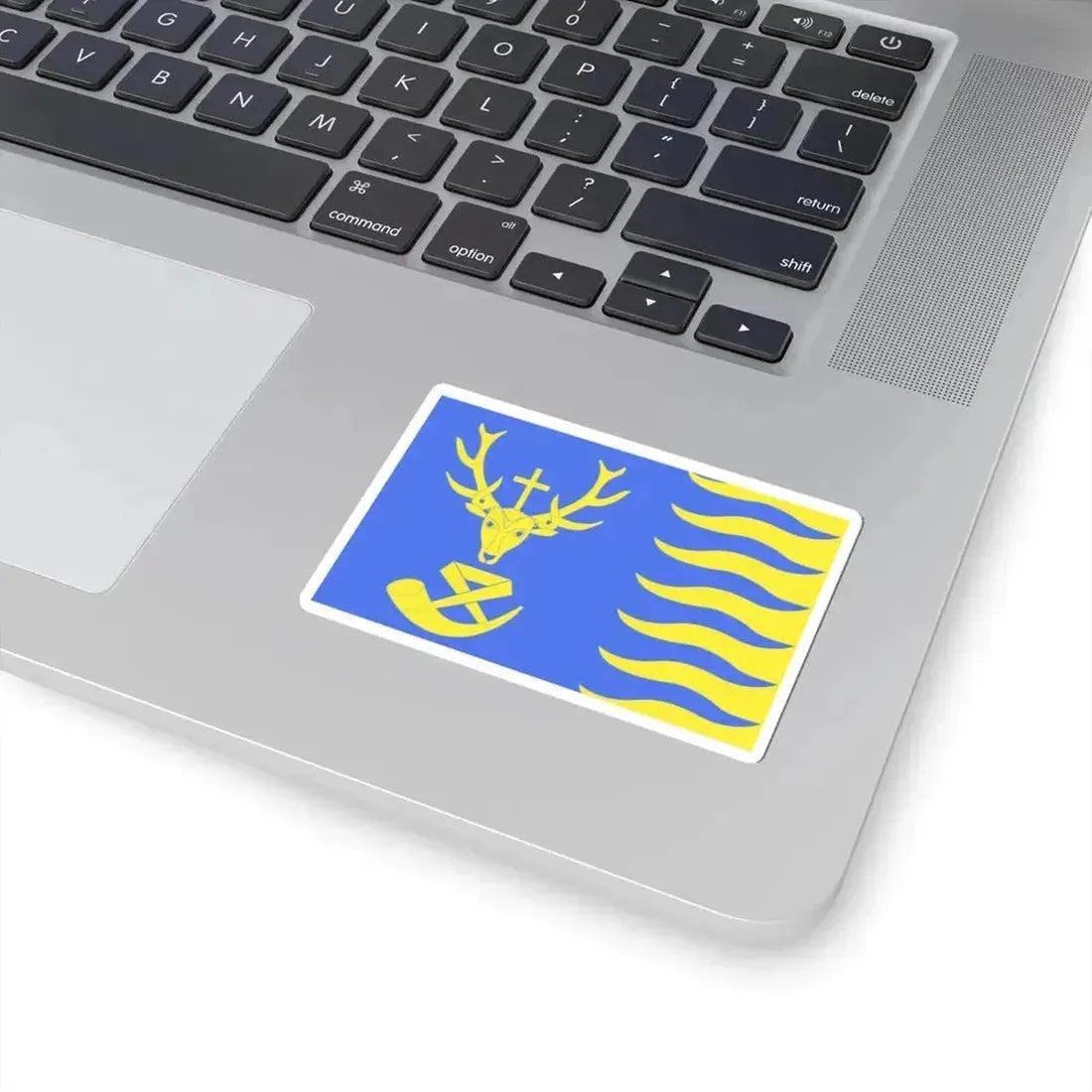 Flag of Saint-Hubert Belgium (Belgium) STICKER Vinyl Kiss-Cut Decal - The Sticker Space