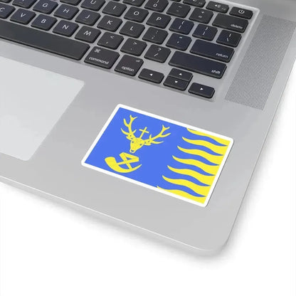 Flag of Saint-Hubert Belgium (Belgium) STICKER Vinyl Kiss-Cut Decal - The Sticker Space