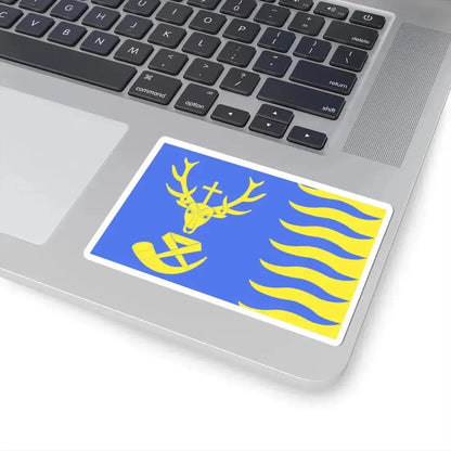 Flag of Saint-Hubert Belgium (Belgium) STICKER Vinyl Kiss-Cut Decal - The Sticker Space
