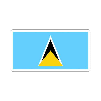 Flag of Saint Lucia STICKER Vinyl Die-Cut Decal-3 Inch-The Sticker Space