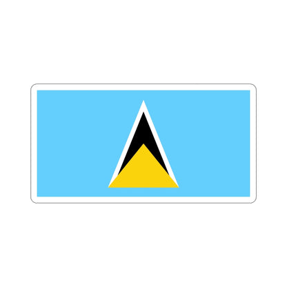 Flag of Saint Lucia STICKER Vinyl Die-Cut Decal-5 Inch-The Sticker Space