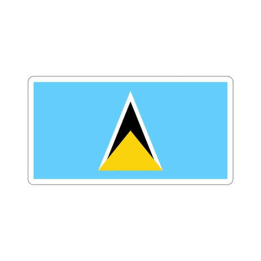 Flag of Saint Lucia STICKER Vinyl Die-Cut Decal-6 Inch-The Sticker Space