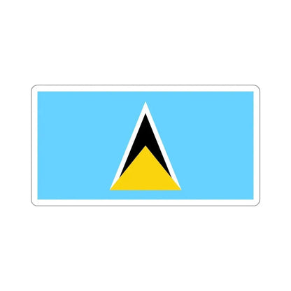 Flag of Saint Lucia STICKER Vinyl Die-Cut Decal - The Sticker Space