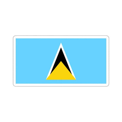 Flag of Saint Lucia STICKER Vinyl Die-Cut Decal - The Sticker Space