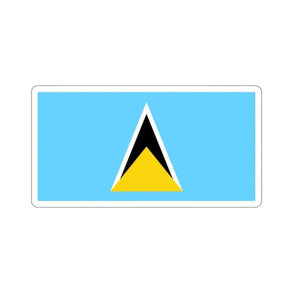Flag of Saint Lucia STICKER Vinyl Die-Cut Decal - The Sticker Space