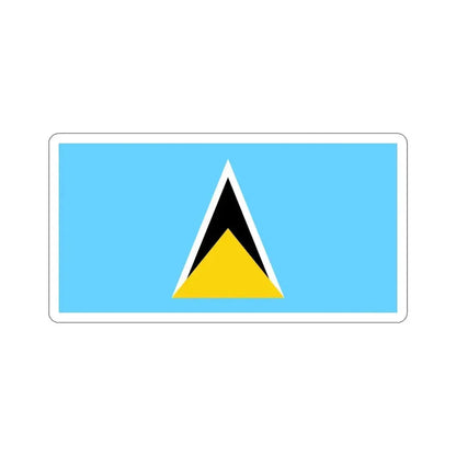 Flag of Saint Lucia STICKER Vinyl Die-Cut Decal - The Sticker Space