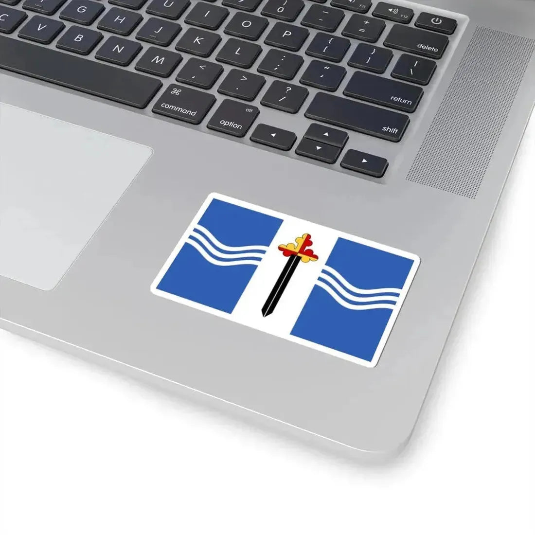 Flag of Saint Michaels Maryland (United States) STICKER Vinyl Kiss-Cut Decal - The Sticker Space