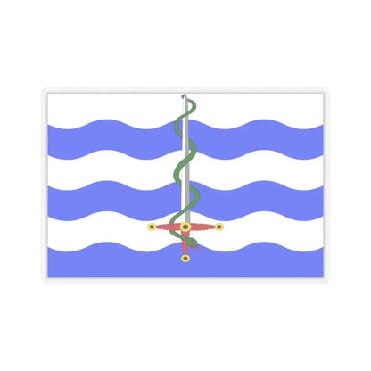 Flag of Saint Paul's Bay Malta - STICKER Vinyl Kiss-Cut Decal 2 Inch Transparent - The Sticker Space