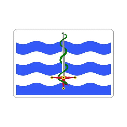 Flag of Saint Paul's Bay Malta - STICKER Vinyl Kiss-Cut Decal 6 Inch White - The Sticker Space