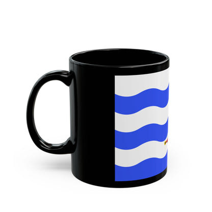 Flag of Saint Paul's Bay Malta - Black Coffee Mug-The Sticker Space