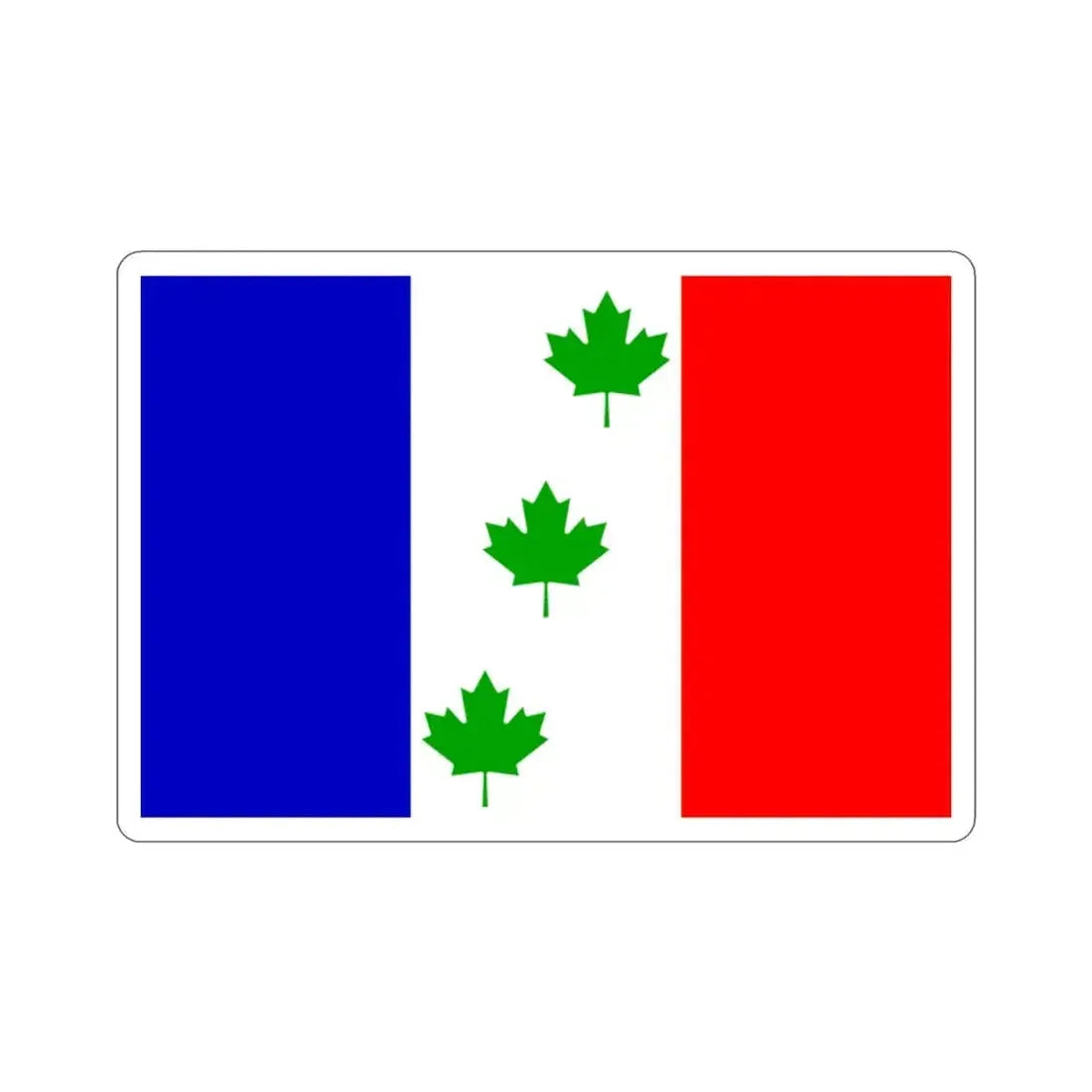 Flag of Saint Éphrem de Beauce Quebec Canada STICKER Vinyl Die-Cut Decal 2 Inch - The Sticker Space