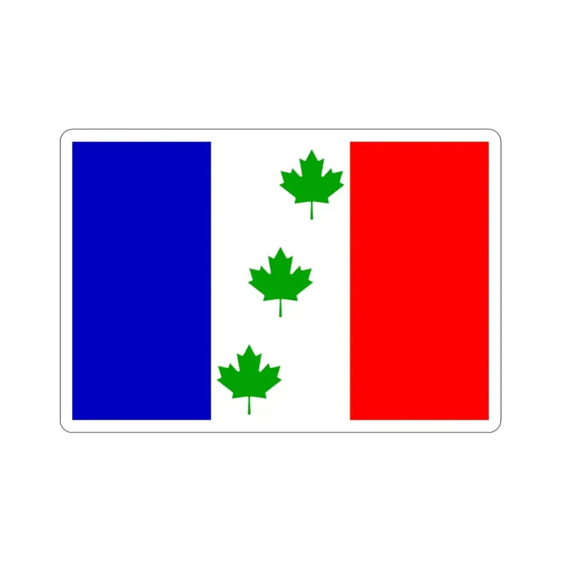 Flag of Saint Éphrem de Beauce Quebec Canada STICKER Vinyl Die-Cut Decal 2 Inch - The Sticker Space