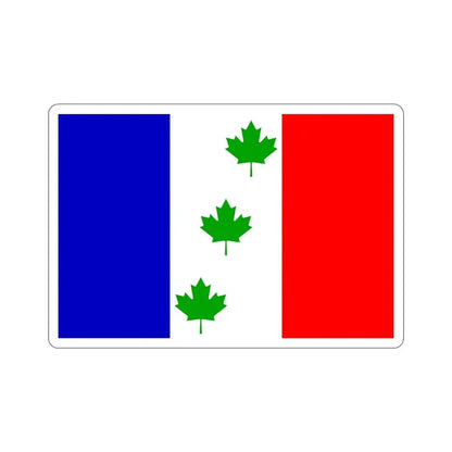 Flag of Saint Éphrem de Beauce Quebec Canada STICKER Vinyl Die-Cut Decal 4 Inch - The Sticker Space