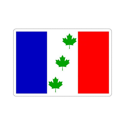 Flag of Saint Éphrem de Beauce Quebec Canada STICKER Vinyl Die-Cut Decal 4 Inch - The Sticker Space