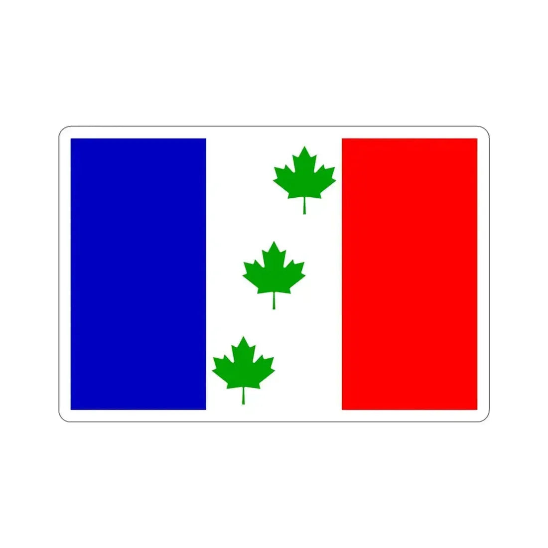 Flag of Saint Éphrem de Beauce Quebec Canada STICKER Vinyl Die-Cut Decal 5 Inch - The Sticker Space