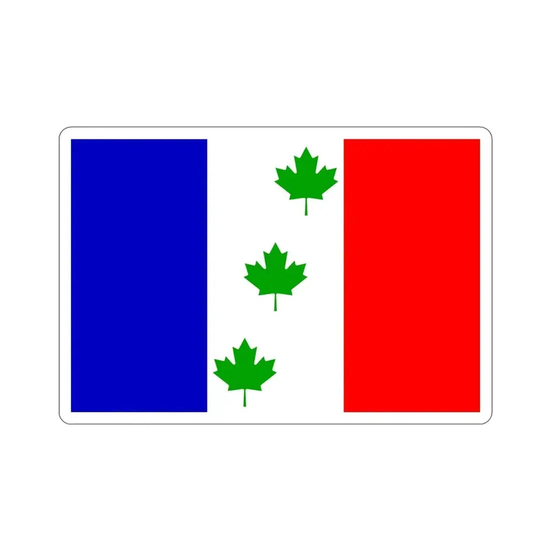 Flag of Saint Éphrem de Beauce Quebec Canada STICKER Vinyl Die-Cut Decal 6 Inch - The Sticker Space