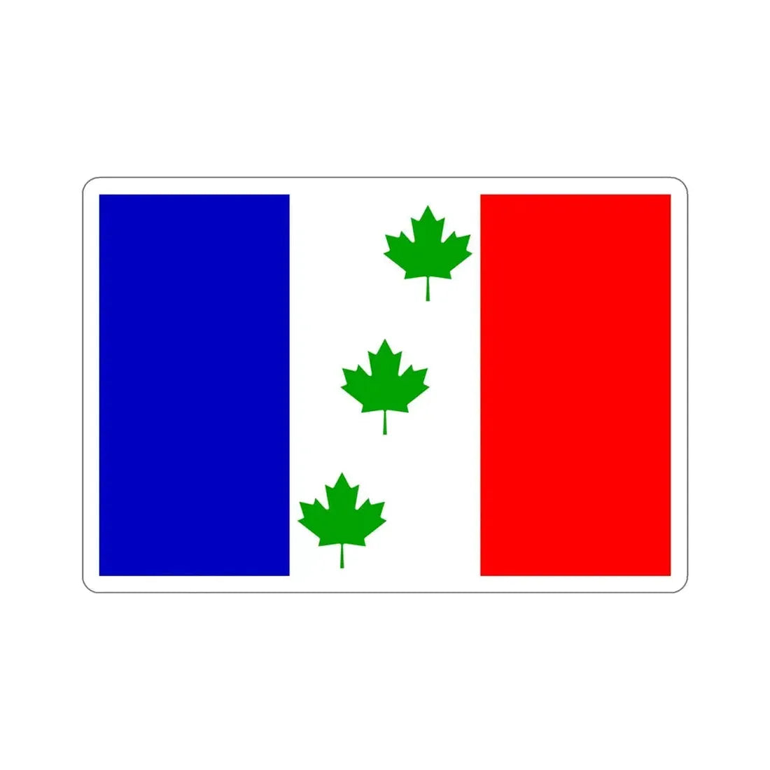 Flag of Saint Éphrem de Beauce Quebec Canada STICKER Vinyl Die-Cut Decal 6 Inch - The Sticker Space