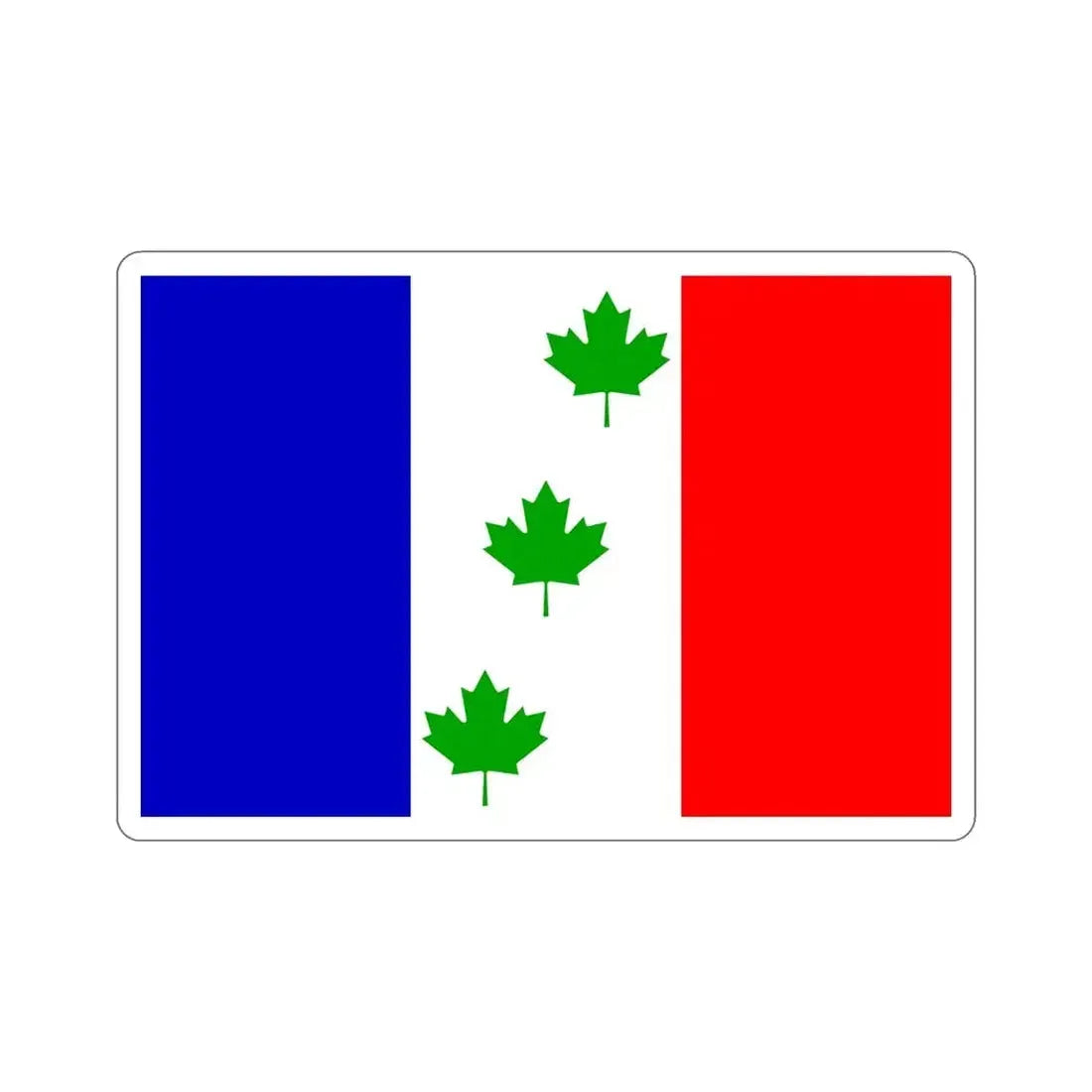Flag of Saint Éphrem de Beauce Quebec Canada STICKER Vinyl Die-Cut Decal - The Sticker Space