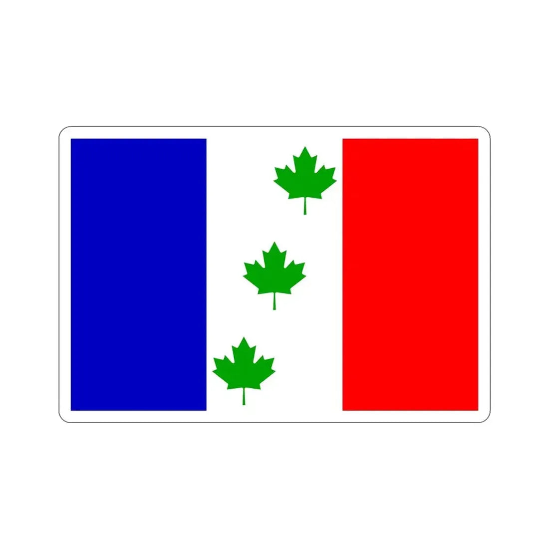 Flag of Saint Éphrem de Beauce Quebec Canada STICKER Vinyl Die-Cut Decal - The Sticker Space