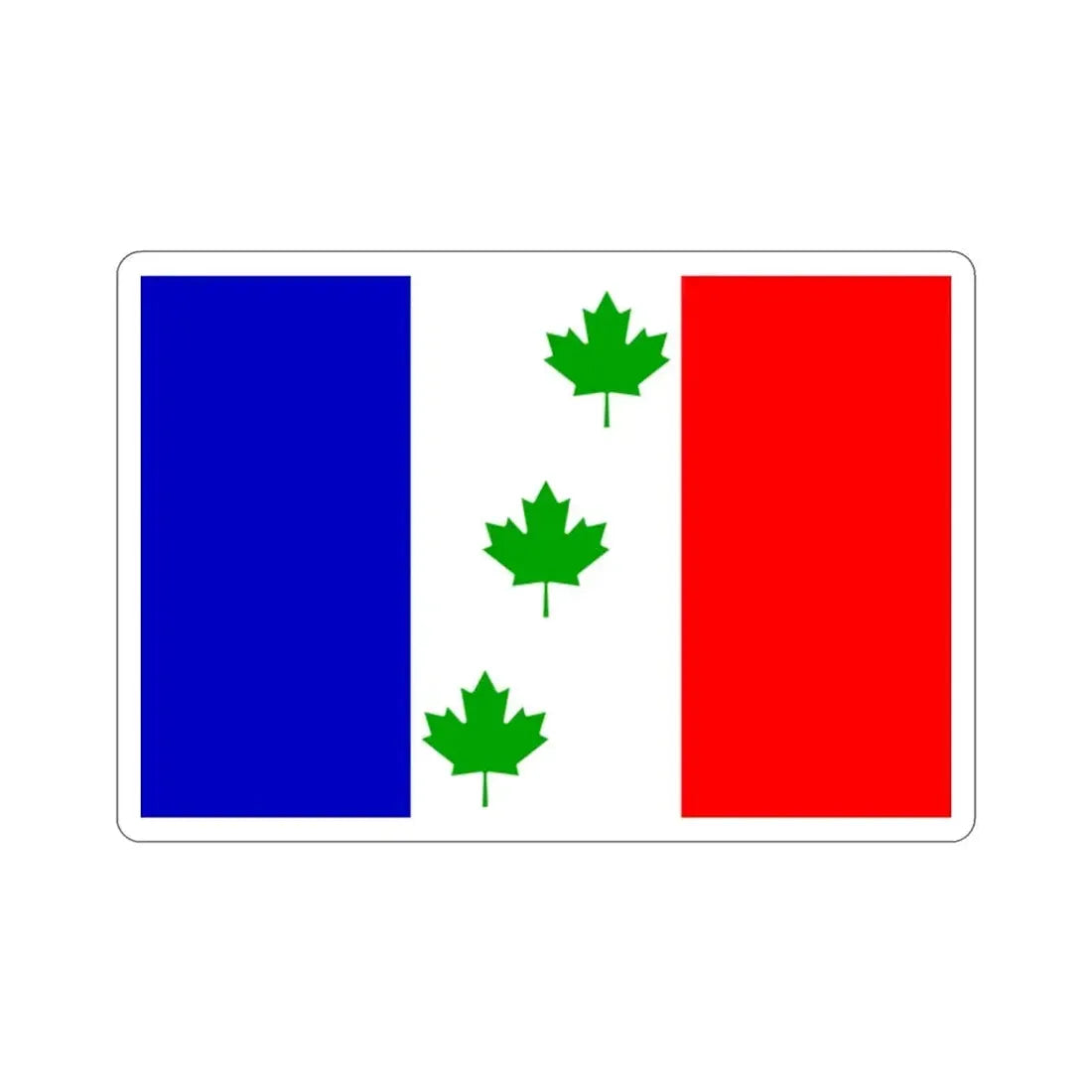 Flag of Saint Éphrem de Beauce Quebec Canada STICKER Vinyl Die-Cut Decal - The Sticker Space