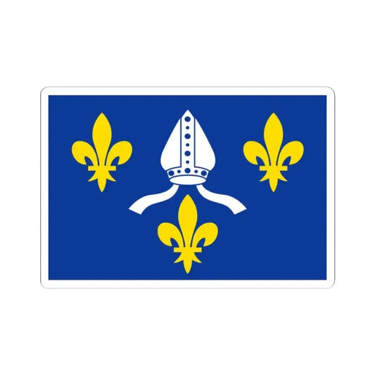 Flag of Saintonge (Belgium) STICKER Vinyl Kiss-Cut Decal 2 Inch White - The Sticker Space