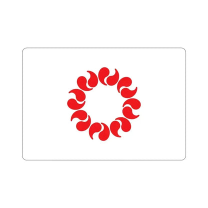 Flag of Saitama Prefecture Japan STICKER Vinyl Die-Cut Decal 4 Inch - The Sticker Space