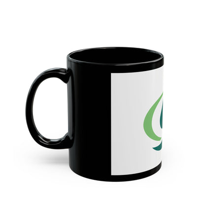 Flag of Saitama Saitama Japan - Black Coffee Mug-The Sticker Space