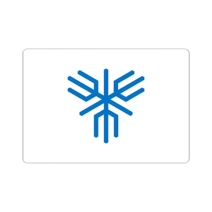 Flag of Sakai Osaka Japan - STICKER Vinyl Kiss-Cut Decal 2 Inch White - The Sticker Space