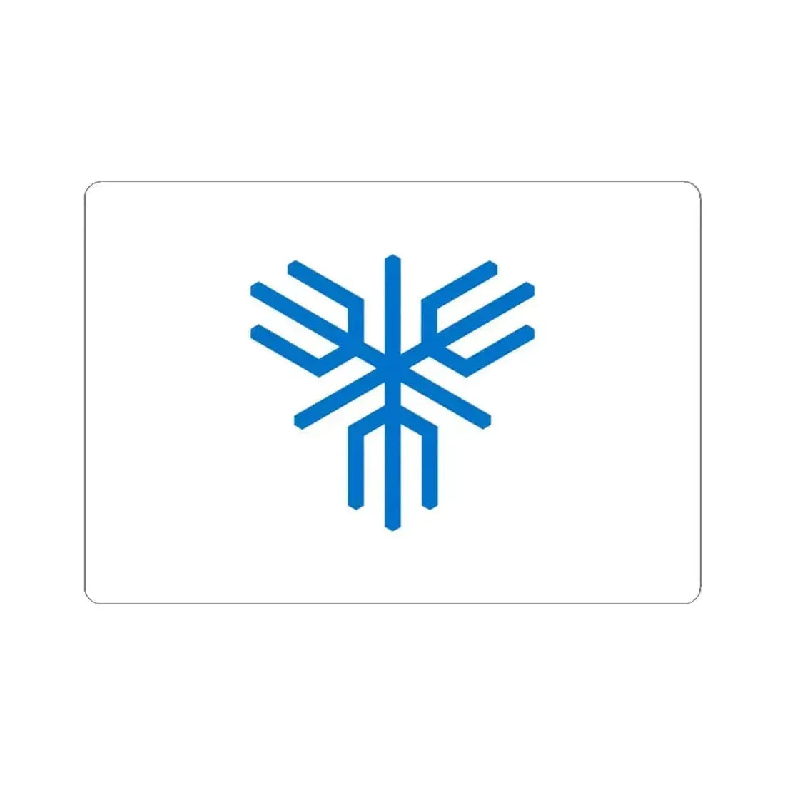 Flag of Sakai Osaka Japan - STICKER Vinyl Kiss-Cut Decal 4 Inch White - The Sticker Space