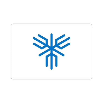 Flag of Sakai Osaka Japan - STICKER Vinyl Kiss-Cut Decal 4 Inch White - The Sticker Space