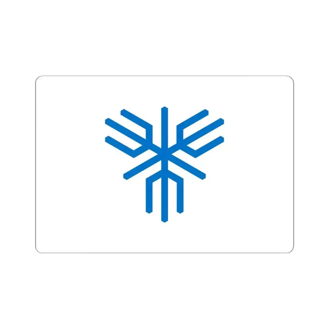 Flag of Sakai Osaka Japan - STICKER Vinyl Kiss-Cut Decal 6 Inch White - The Sticker Space