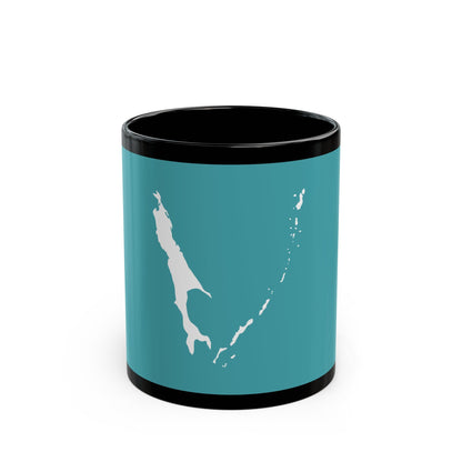 Flag of Sakhalin Oblast Russia - Black Coffee Mug-11oz-The Sticker Space