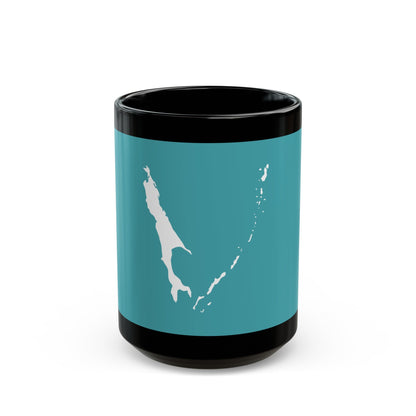 Flag of Sakhalin Oblast Russia - Black Coffee Mug-15oz-The Sticker Space