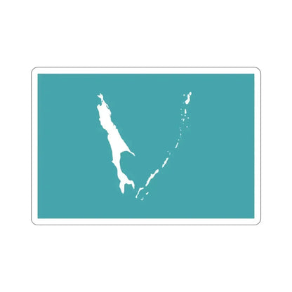 Flag of Sakhalin Oblast Russia STICKER Vinyl Die-Cut Decal 3 Inch - The Sticker Space