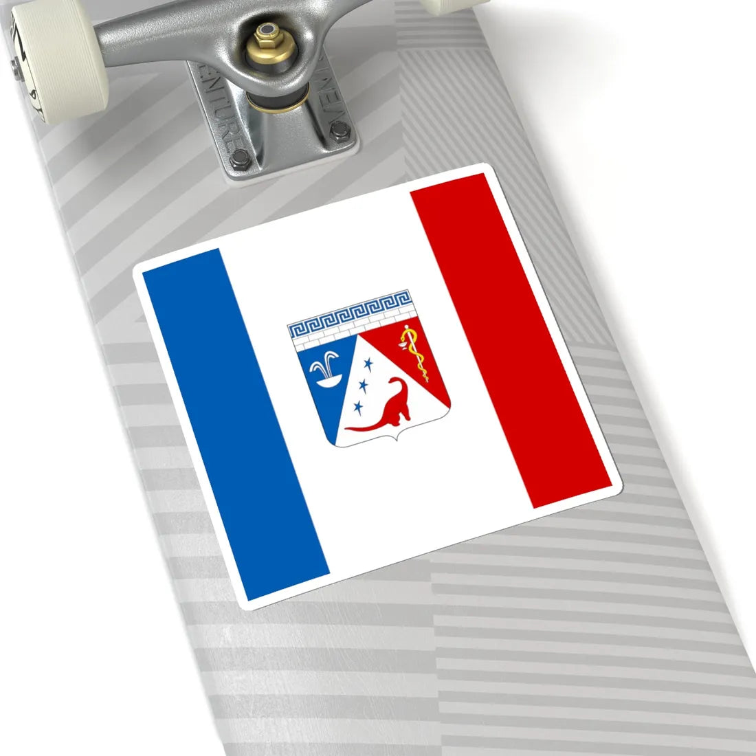 Flag of Saky Crimea Ukraine (Ukraine) STICKER Vinyl Kiss-Cut Decal - The Sticker Space