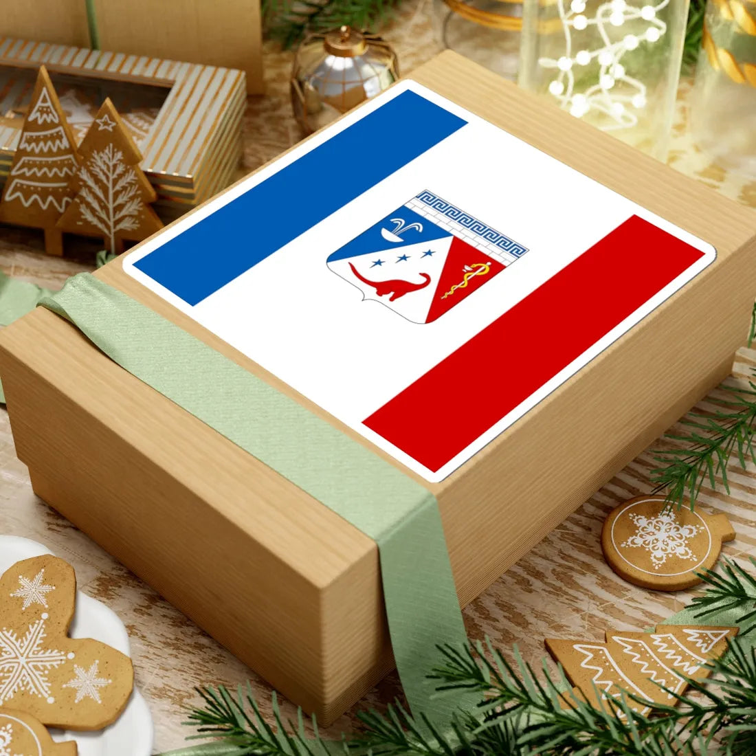 Flag of Saky Crimea Ukraine (Ukraine) STICKER Vinyl Kiss-Cut Decal - The Sticker Space