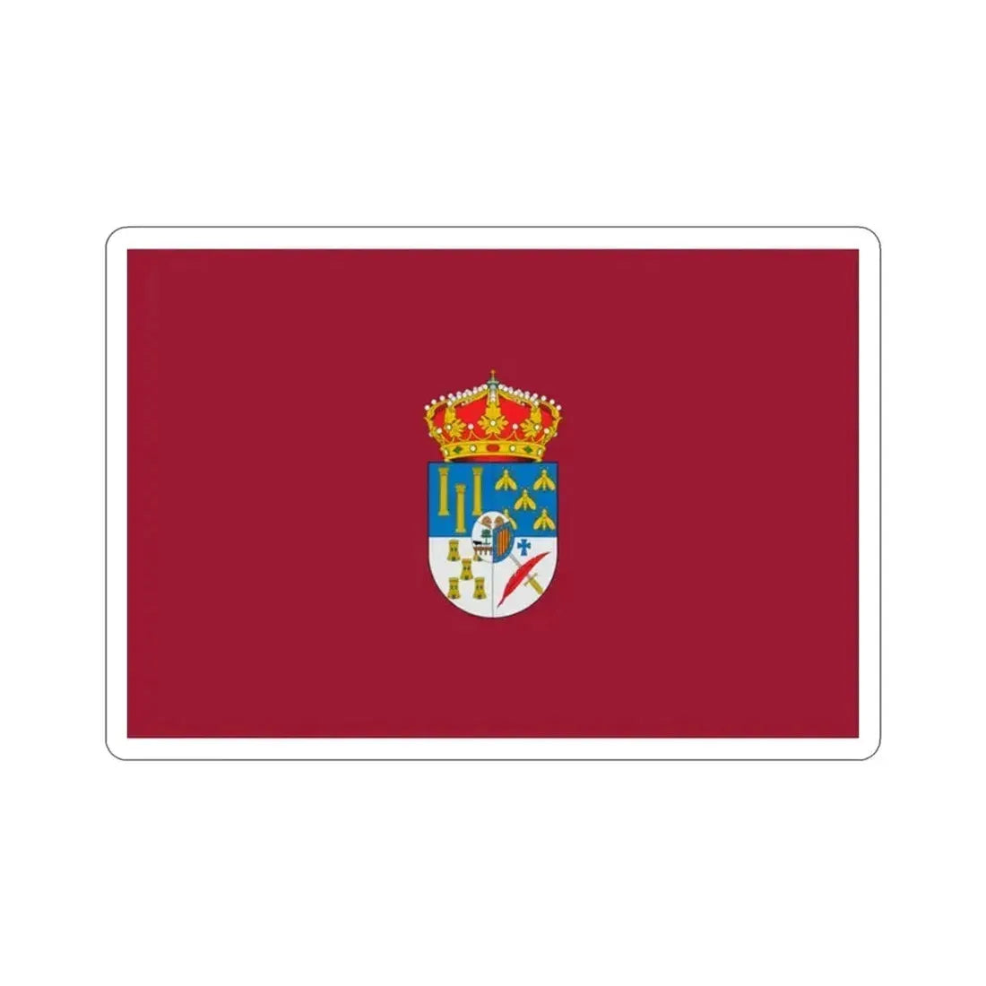 Flag of Salamanca Spain STICKER Vinyl Die-Cut Decal 2 Inch - The Sticker Space