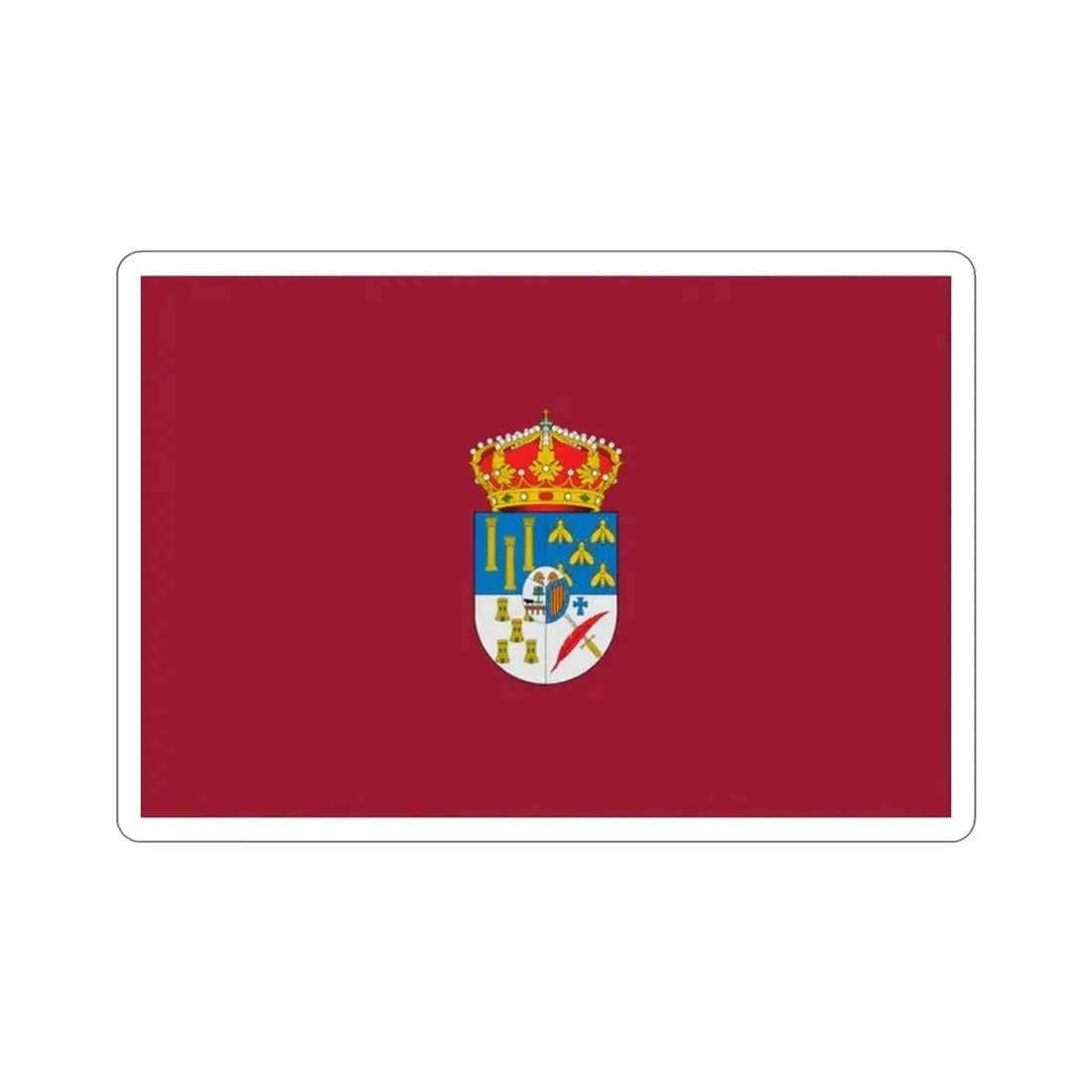Flag of Salamanca Spain STICKER Vinyl Die-Cut Decal - The Sticker Space