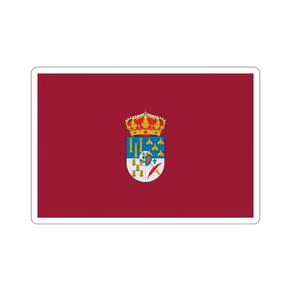 Flag of Salamanca Spain STICKER Vinyl Die-Cut Decal - The Sticker Space