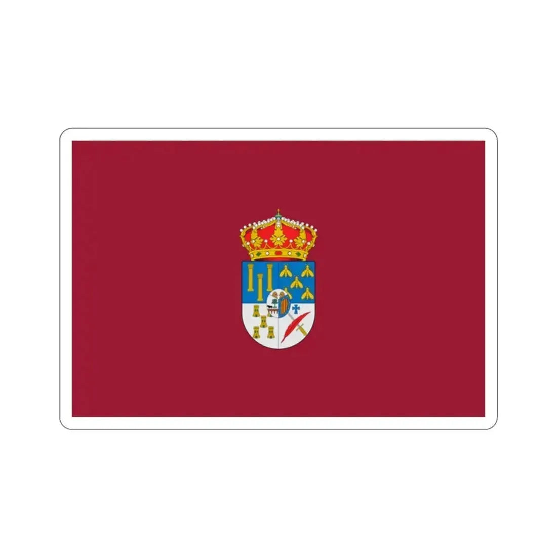 Flag of Salamanca Spain STICKER Vinyl Die-Cut Decal - The Sticker Space