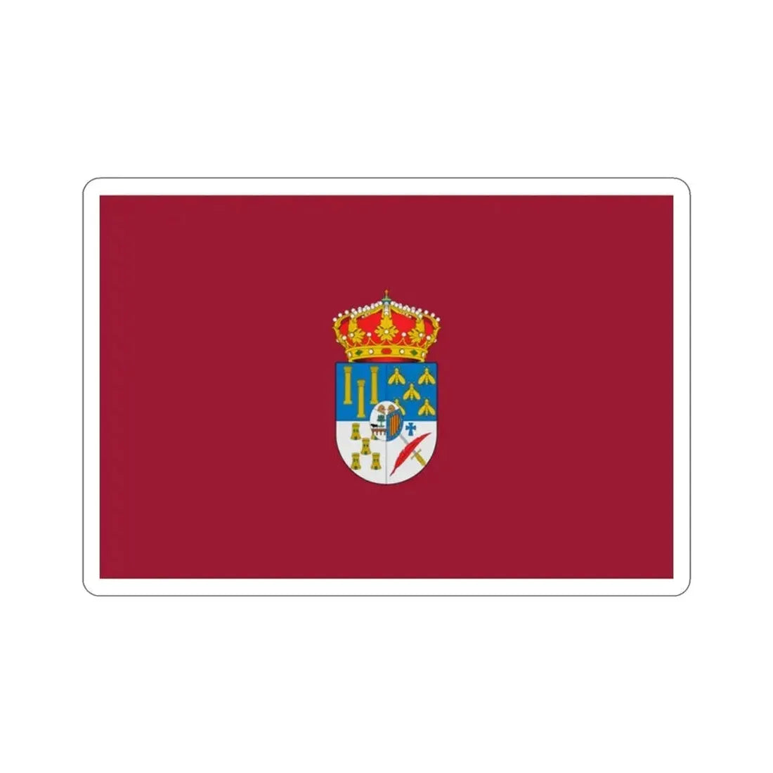Flag of Salamanca Spain STICKER Vinyl Die-Cut Decal - The Sticker Space