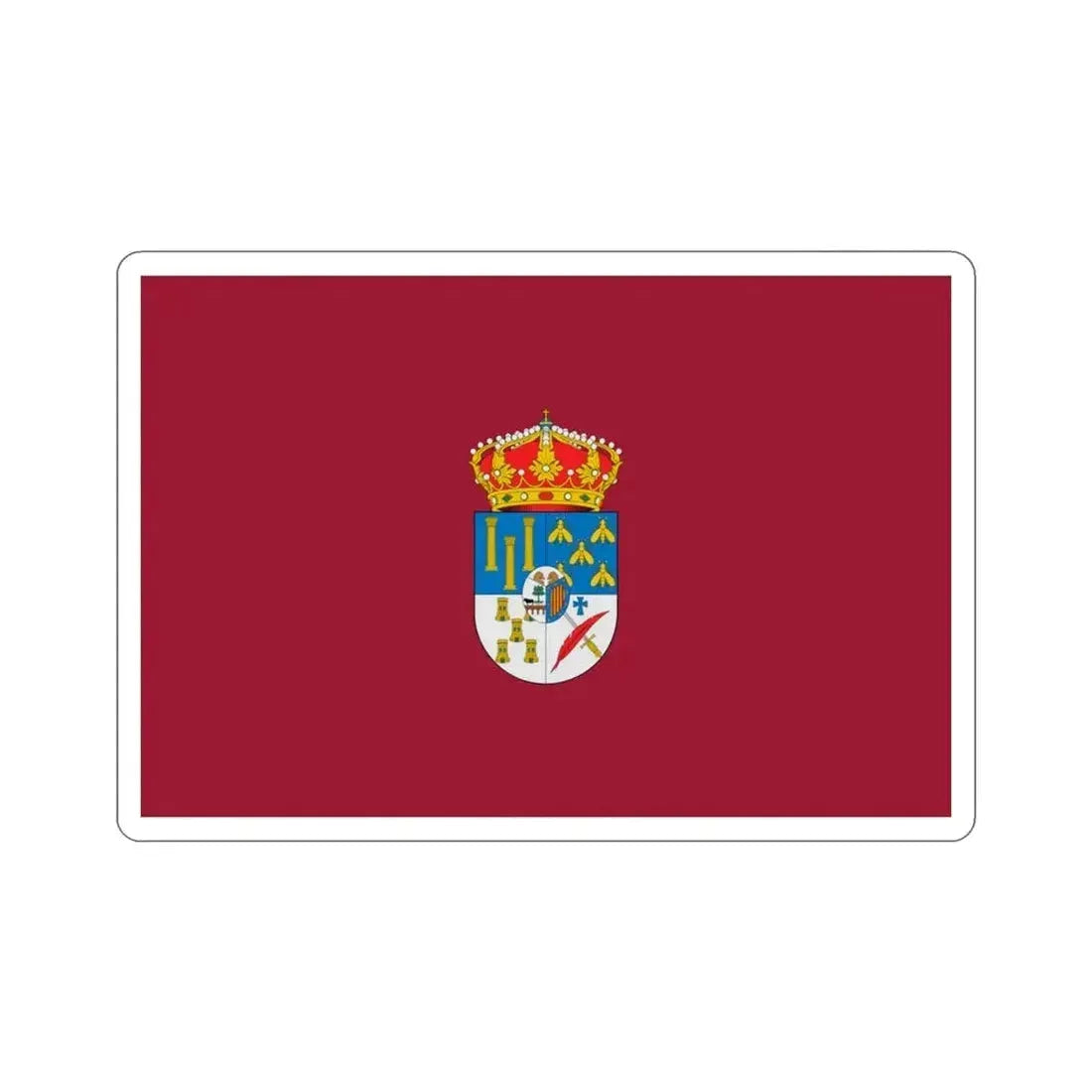 Flag of Salamanca Spain STICKER Vinyl Die-Cut Decal - The Sticker Space