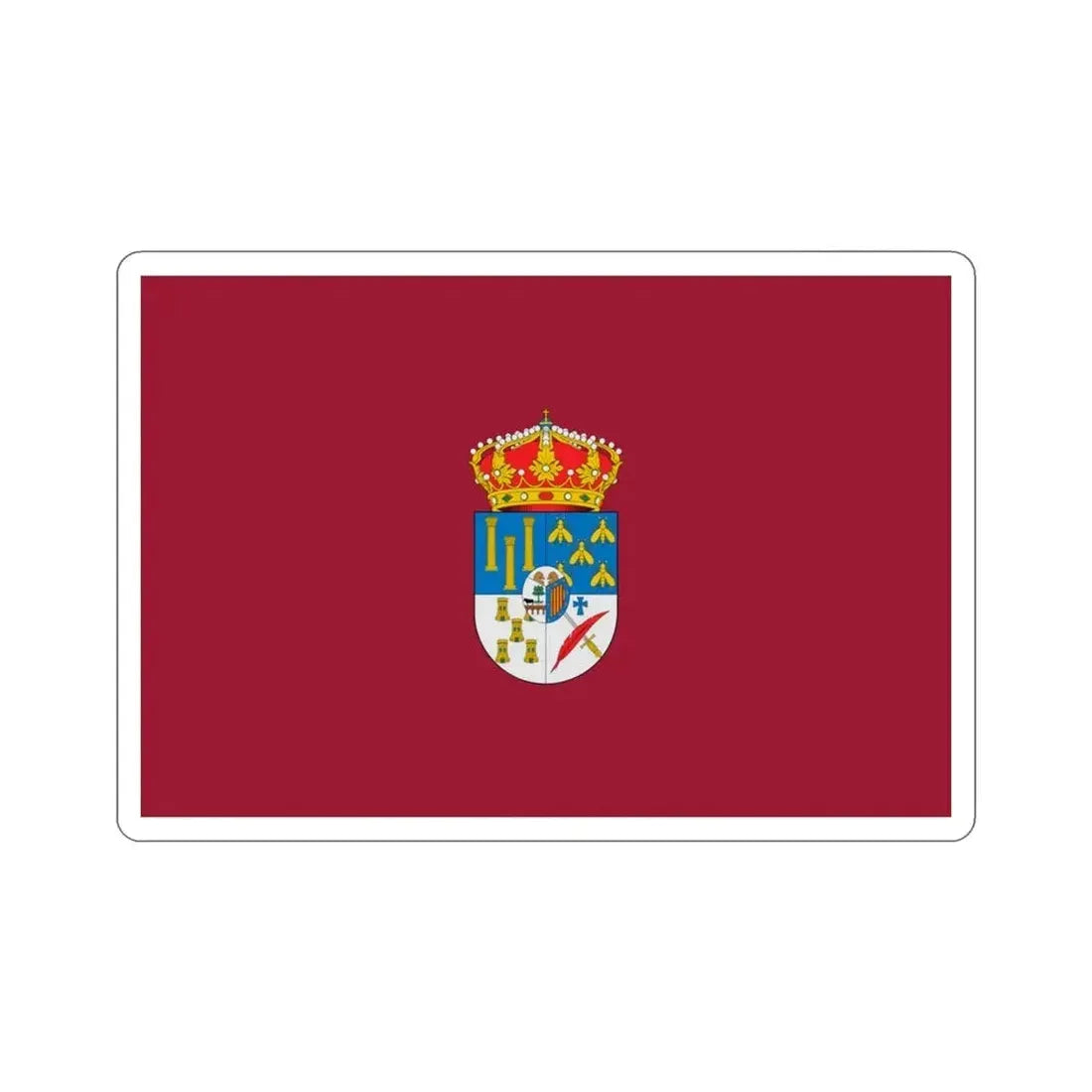 Flag of Salamanca Spain STICKER Vinyl Die-Cut Decal - The Sticker Space
