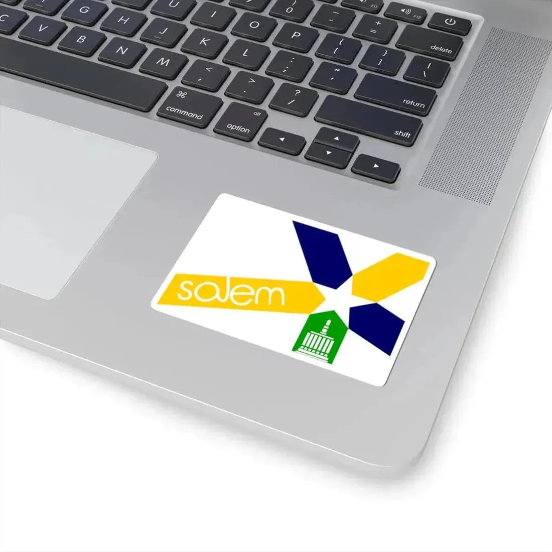 Flag of Salem Oregon 1972-2022 (United States) STICKER Vinyl Kiss-Cut Decal - The Sticker Space