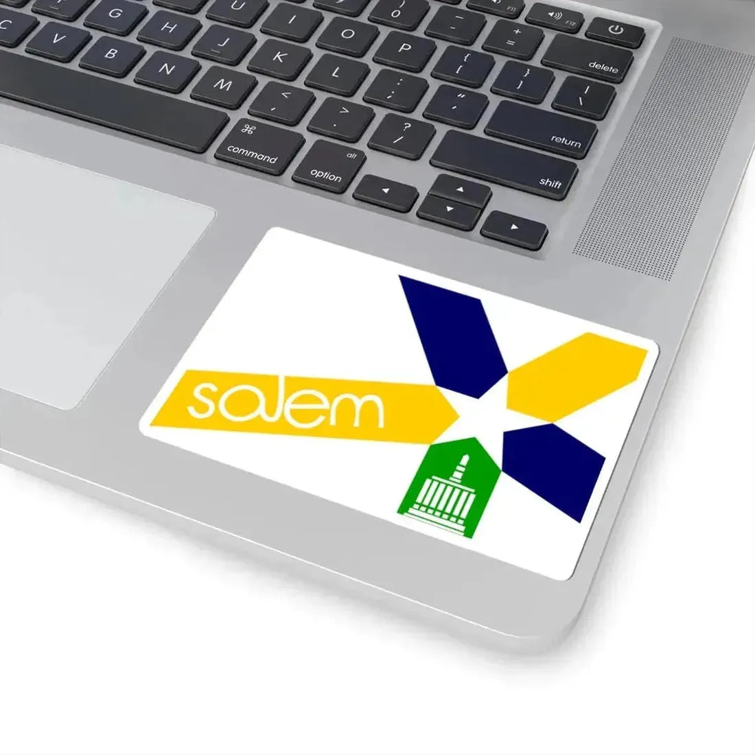 Flag of Salem Oregon 1972-2022 (United States) STICKER Vinyl Kiss-Cut Decal - The Sticker Space